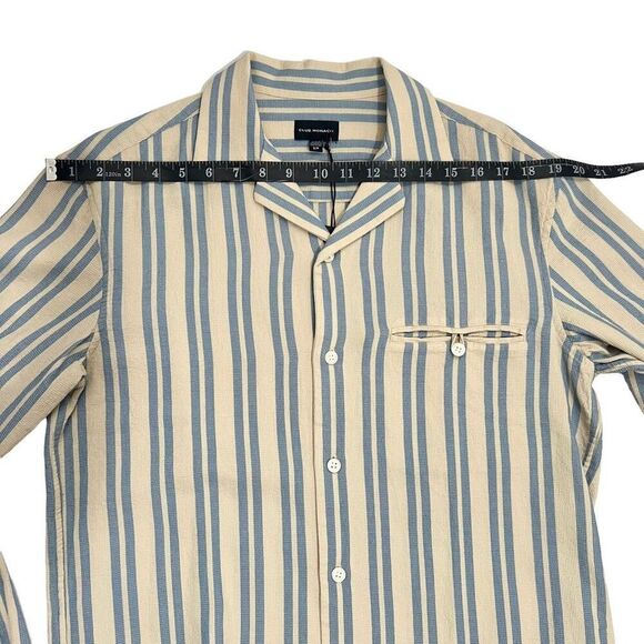 Club Monaco Long-Sleeve Button-Down Shirt. New w Tags !!! Striped Small Men’s - Picture 11 of 13